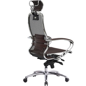 Офисное кресло Samurai S-2.04, темно-коричневый в Южно-Сахалинске - предосмотр 1