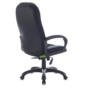 Компьютерное кресло Brabix Premium Rapid GM-102 (экокожа/ткань, черное/зеленое) в Южно-Сахалинске - предосмотр 2