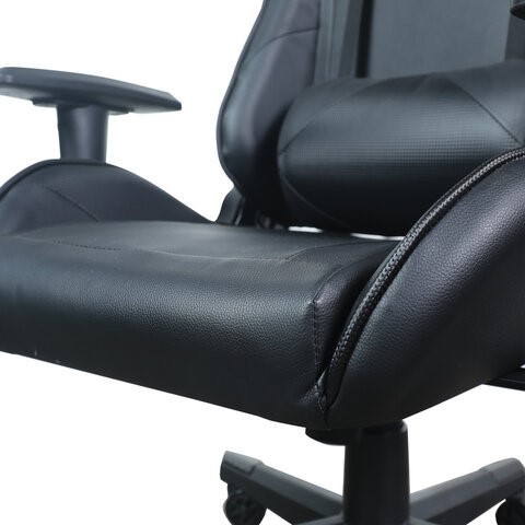 Офисное кресло Brabix GT Carbon GM-115 (две подушки, экокожа, черное) в Южно-Сахалинске - изображение 8