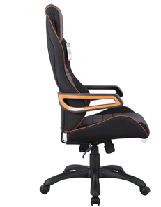 Офисное кресло Brabix Techno Pro GM-003 (ткань, черное/серое, вставки оранжевые) в Южно-Сахалинске - предосмотр 2