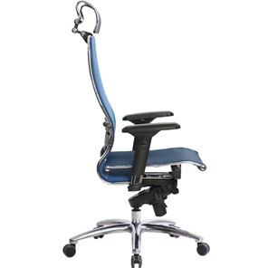 Офисное кресло Samurai S-3.04, синий в Южно-Сахалинске - предосмотр 2