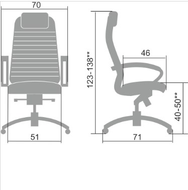 Офисное кресло Samurai KL-1.041 бежевый в Южно-Сахалинске - изображение 1