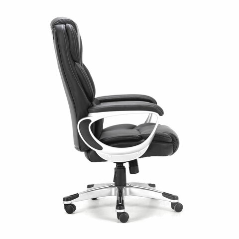 Кресло компьютерное Brabix Premium Rest EX-555 (пружинный блок, экокожа, черное) 531938 в Южно-Сахалинске - изображение 1