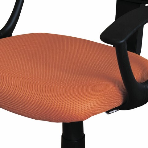 Кресло компьютерное Brabix Flip MG-305 (ткань TW, оранжевое/черное) в Южно-Сахалинске - изображение 5