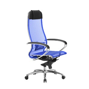 Офисное кресло Samurai S-1.04, синий в Южно-Сахалинске - предосмотр 3