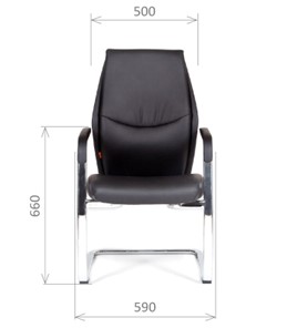 Офисное кресло CHAIRMAN Vista V Экокожа премиум черная в Южно-Сахалинске - предосмотр 1