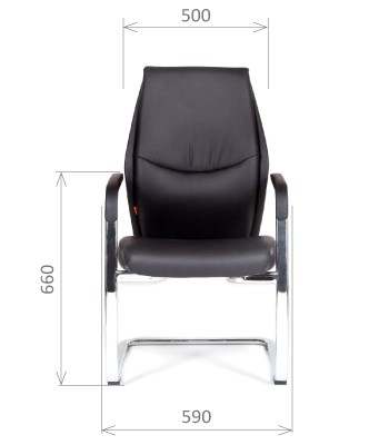 Офисное кресло CHAIRMAN Vista V Экокожа премиум черная в Южно-Сахалинске - изображение 1