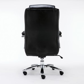Кресло Brabix Premium Status HD-003 (рециклированная кожа, хром, черное) в Южно-Сахалинске - предосмотр 3