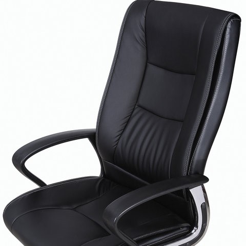 Кресло Brabix Forward EX-570 (хром, экокожа, черное) 531837 в Южно-Сахалинске - изображение 4