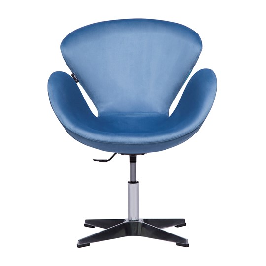 Офисное кресло Беннет-2, Микровелюр голубой в Южно-Сахалинске - изображение 1