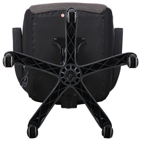 Офисное кресло Brabix Techno GM-002 (ткань, черное/серое, вставки белые) в Южно-Сахалинске - изображение 4