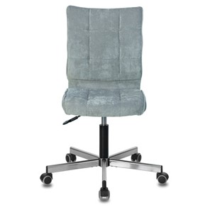 Офисное кресло Brabix Stream MG-314 (без подлокотников, пятилучие серебристое, ткань, серо-голубое) в Южно-Сахалинске - предосмотр 3