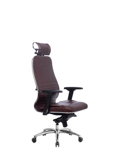 Офисное кресло Samurai KL-3.04, темно-бордовый в Южно-Сахалинске - изображение 2