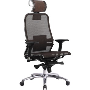 Офисное кресло Samurai S-3.04, темно-коричневый в Южно-Сахалинске - предосмотр