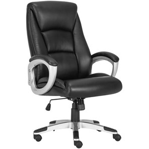 Кресло компьютерное Brabix Premium Grand EX-501 (рециклированная кожа, черное) 531950 в Южно-Сахалинске