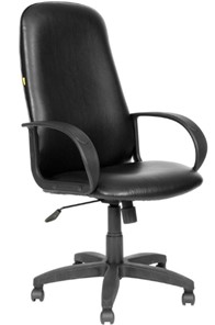 Кресло компьютерное CHAIRMAN 279, экокожа, цвет черный в Южно-Сахалинске - предосмотр