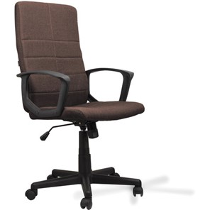 Кресло компьютерное Brabix Focus EX-518 (ткань, коричневое) 531577 в Южно-Сахалинске