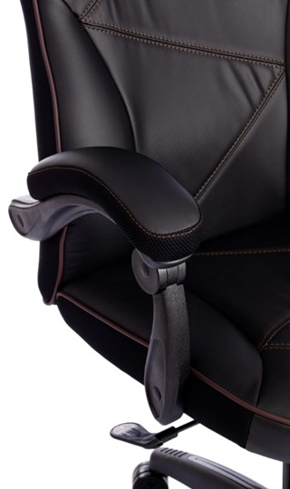 Кресло ARENA кож/зам, черный/черный карбон, 36-6/карбон черный арт.13561 в Южно-Сахалинске - изображение 12