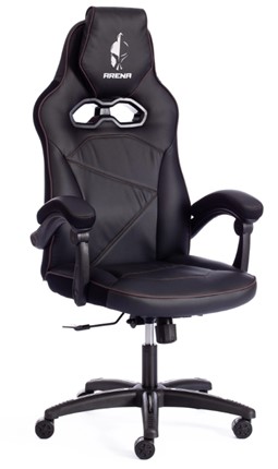 Кресло ARENA кож/зам, черный/черный карбон, 36-6/карбон черный арт.13561 в Южно-Сахалинске - изображение