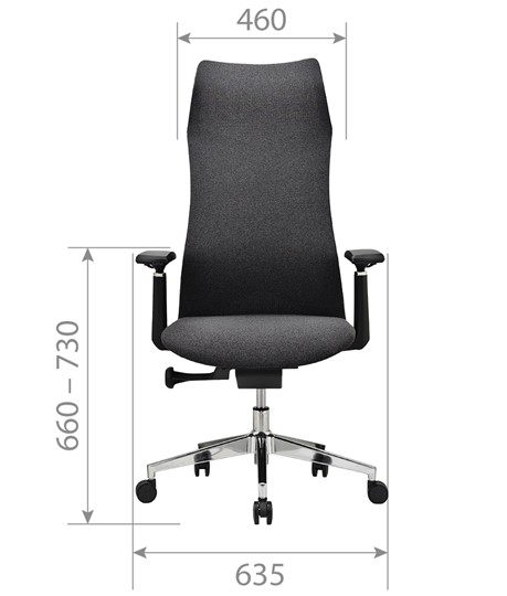 Кресло офисное CHAIRMAN 583 ткань светло-серая в Южно-Сахалинске - изображение 4