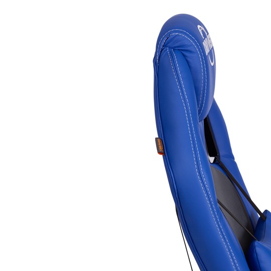 Кресло компьютерное DRIVER (22) кож/зам/ткань, синий/серый, 36-39/TW-12 арт.21153 в Южно-Сахалинске - изображение 13