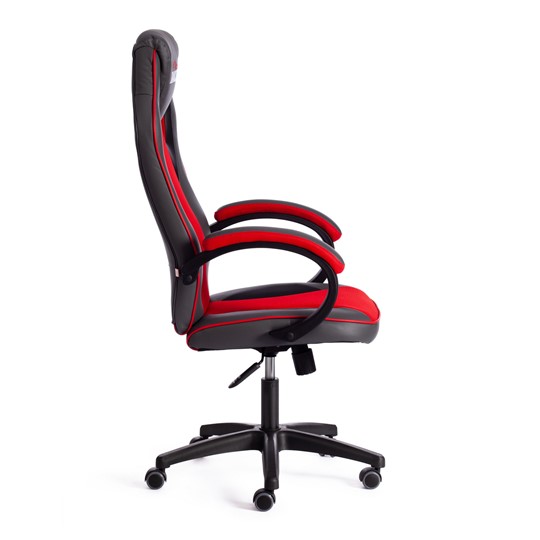 Компьютерное кресло RACER GT new кож/зам/ткань, металлик/красный, арт.13249 в Южно-Сахалинске - изображение 1