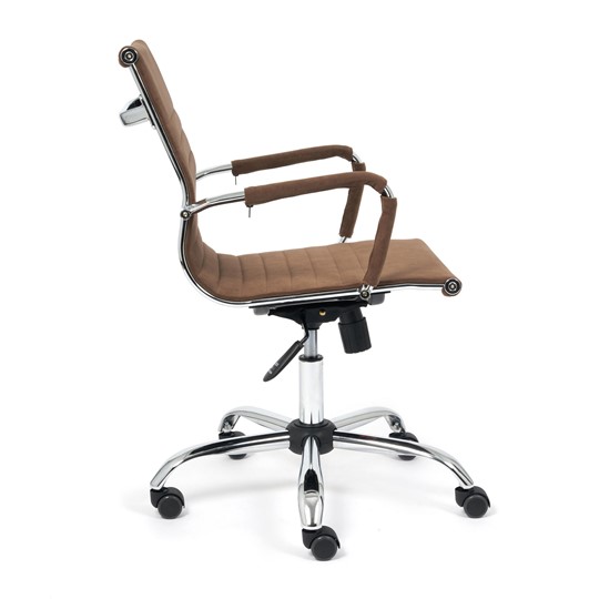 Компьютерное кресло URBAN-LOW флок, коричневый, арт.14446 в Южно-Сахалинске - изображение 2
