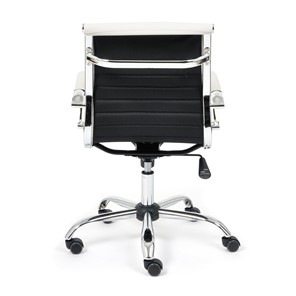 Кресло компьютерное URBAN-LOW кож/зам, белый, арт.14454 в Южно-Сахалинске - предосмотр 4