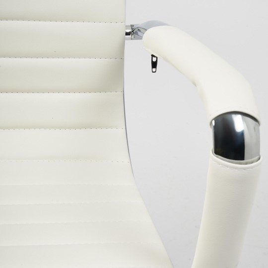 Кресло компьютерное URBAN-LOW кож/зам, белый, арт.14454 в Южно-Сахалинске - изображение 6