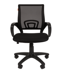 Офисное кресло CHAIRMAN 696 black Сетчатый акрил DW62 черный в Южно-Сахалинске - предосмотр 1