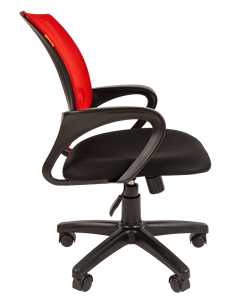 Кресло компьютерное CHAIRMAN 696 black Сетчатый акрил DW69 красный в Южно-Сахалинске - предосмотр 1