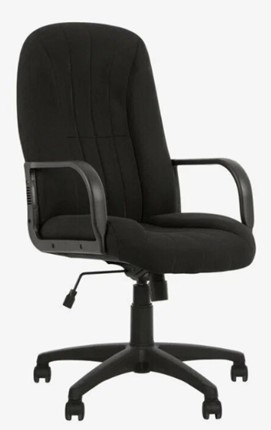 Офисное кресло CLASSIC (PL64) ткань CAGLIARI черный С11 в Южно-Сахалинске - изображение
