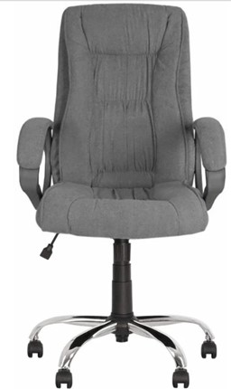 Офисное кресло ELLY (CHR68) ткань SORO-93, серая в Южно-Сахалинске - изображение