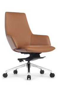 Кресло офисное Spell-M (В1719), светло-коричневый в Южно-Сахалинске - предосмотр
