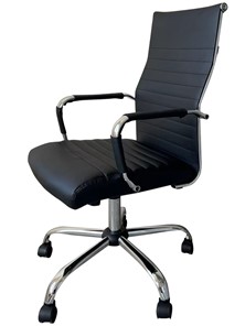 Офисное кресло C039D черный в Южно-Сахалинске - предосмотр