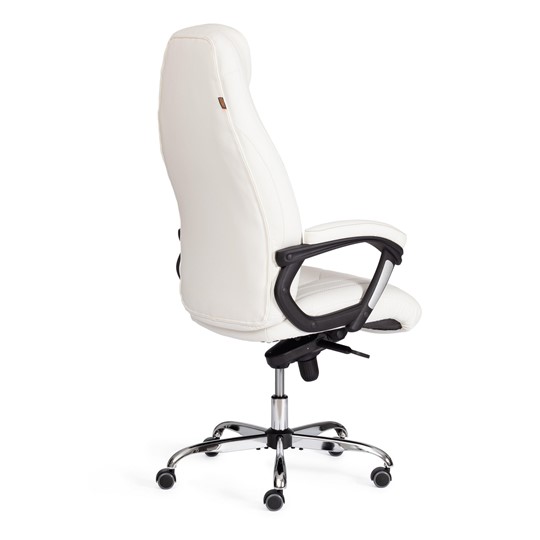 Компьютерное кресло BOSS Lux, кож/зам, белый, арт.21152 в Южно-Сахалинске - изображение 3