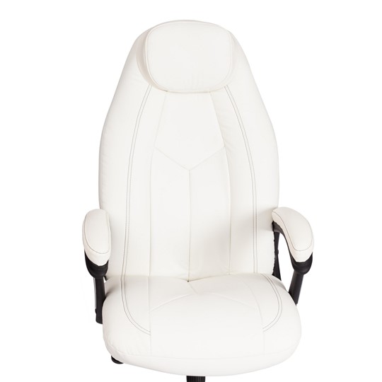 Компьютерное кресло BOSS Lux, кож/зам, белый, арт.21152 в Южно-Сахалинске - изображение 5