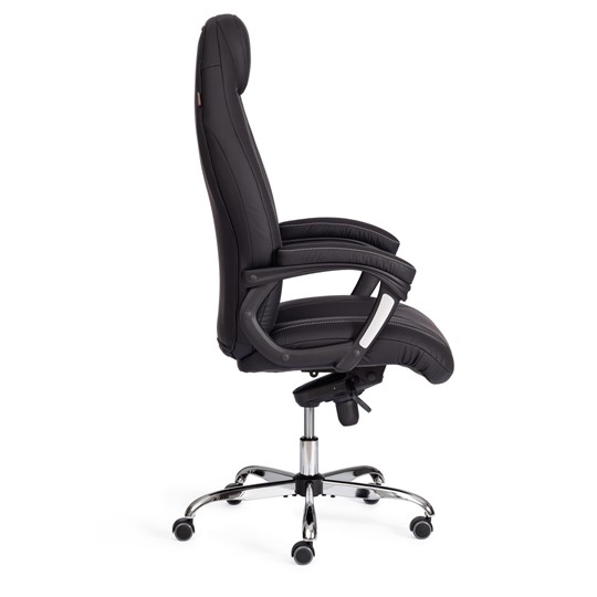 Кресло компьютерное BOSS Lux, кож/зам, черный, арт.21151 в Южно-Сахалинске - изображение 1