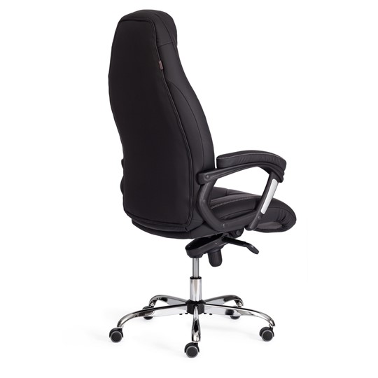 Кресло компьютерное BOSS Lux, кож/зам, черный, арт.21151 в Южно-Сахалинске - изображение 3