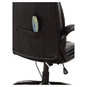 Компьютерное кресло BRABIX "Bliss MS-004", 6 массажных модулей, экокожа, черное, 532522 в Южно-Сахалинске - предосмотр 3