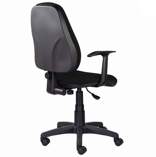 Кресло компьютерное Brabix Comfort MG-321, регулируемая эргономичная спинка, ткань, черное в Южно-Сахалинске - изображение 2
