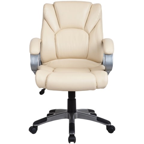 Офисное кресло BRABIX "Eldorado EX-504", экокожа, бежевое, 531167 в Южно-Сахалинске - изображение 3
