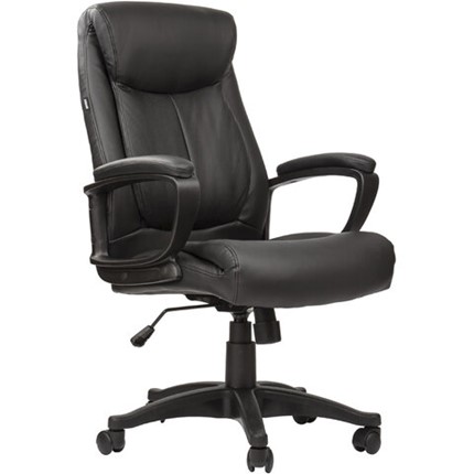 Кресло офисное BRABIX "Enter EX-511", экокожа, черное, 530859 в Южно-Сахалинске - изображение