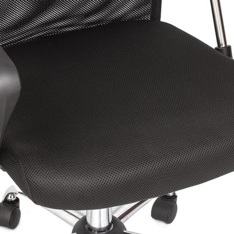 Офисное кресло BRABIX "Flash MG-302", с подлокотниками, хром, черное, 530867 в Южно-Сахалинске - изображение 12