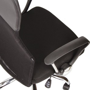 Офисное кресло BRABIX "Flash MG-302", с подлокотниками, хром, черное, 530867 в Южно-Сахалинске - предосмотр 9