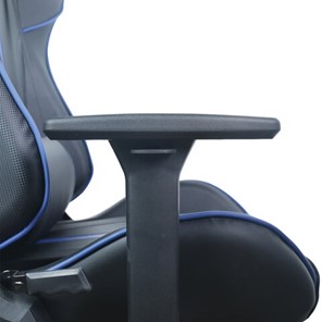Кресло BRABIX "GT Carbon GM-120", две подушки, экокожа, черное/синее, 531930 в Южно-Сахалинске - предосмотр 13