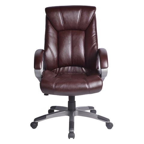 Офисное кресло BRABIX "Maestro EX-506", экокожа, коричневое, 530878 в Южно-Сахалинске - изображение 2