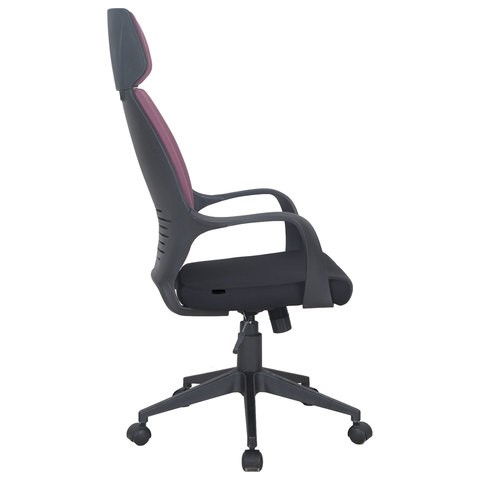 Компьютерное кресло Brabix Premium Galaxy EX-519 (ткань, черное/терракотовое) 531570 в Южно-Сахалинске - изображение 2