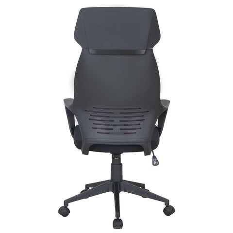 Компьютерное кресло Brabix Premium Galaxy EX-519 (ткань, черное/терракотовое) 531570 в Южно-Сахалинске - изображение 4