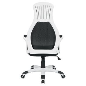 Компьютерное кресло Brabix Premium Genesis EX-517 (пластик белый, ткань/экокожа/сетка черная) 531573 в Южно-Сахалинске - предосмотр 4
